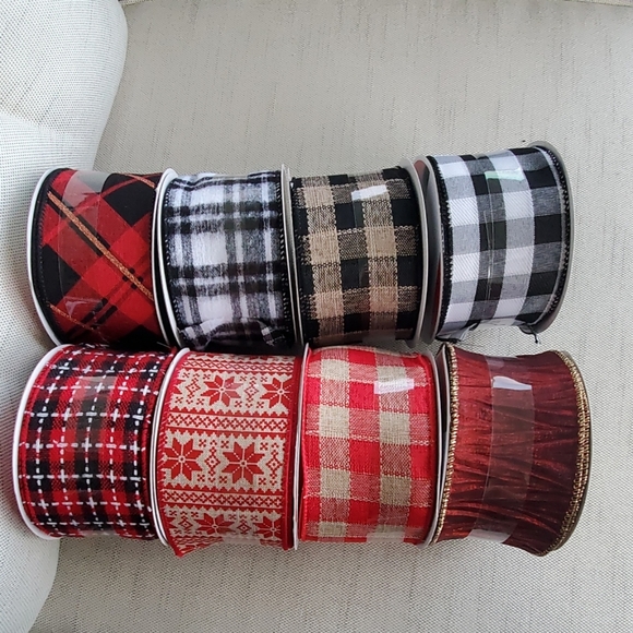 NWT ASSORTED COLOR WIRED RIBBON